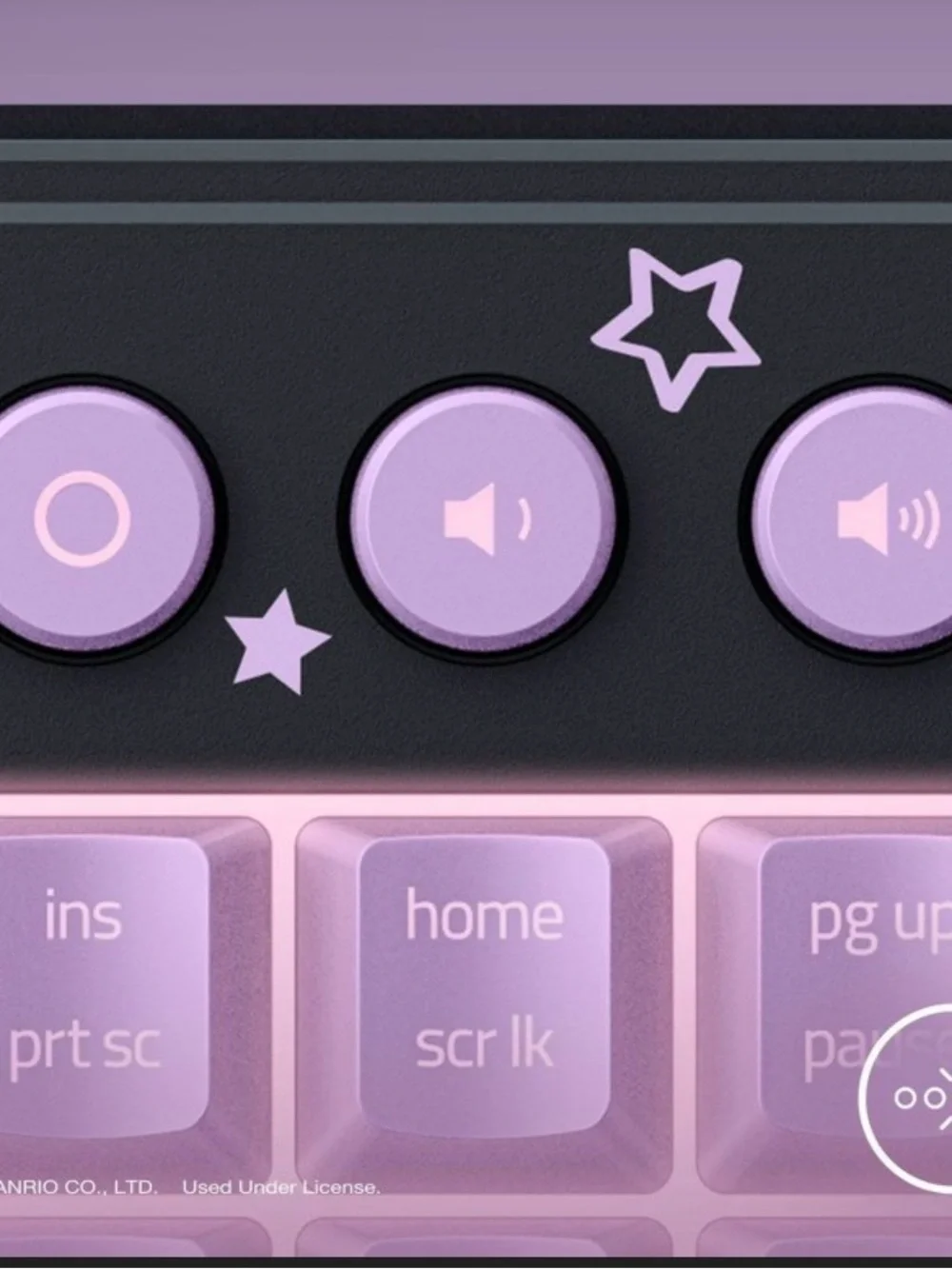 Razer Kuromi Purple and Black Tenkeyless Mechanical Keyboard